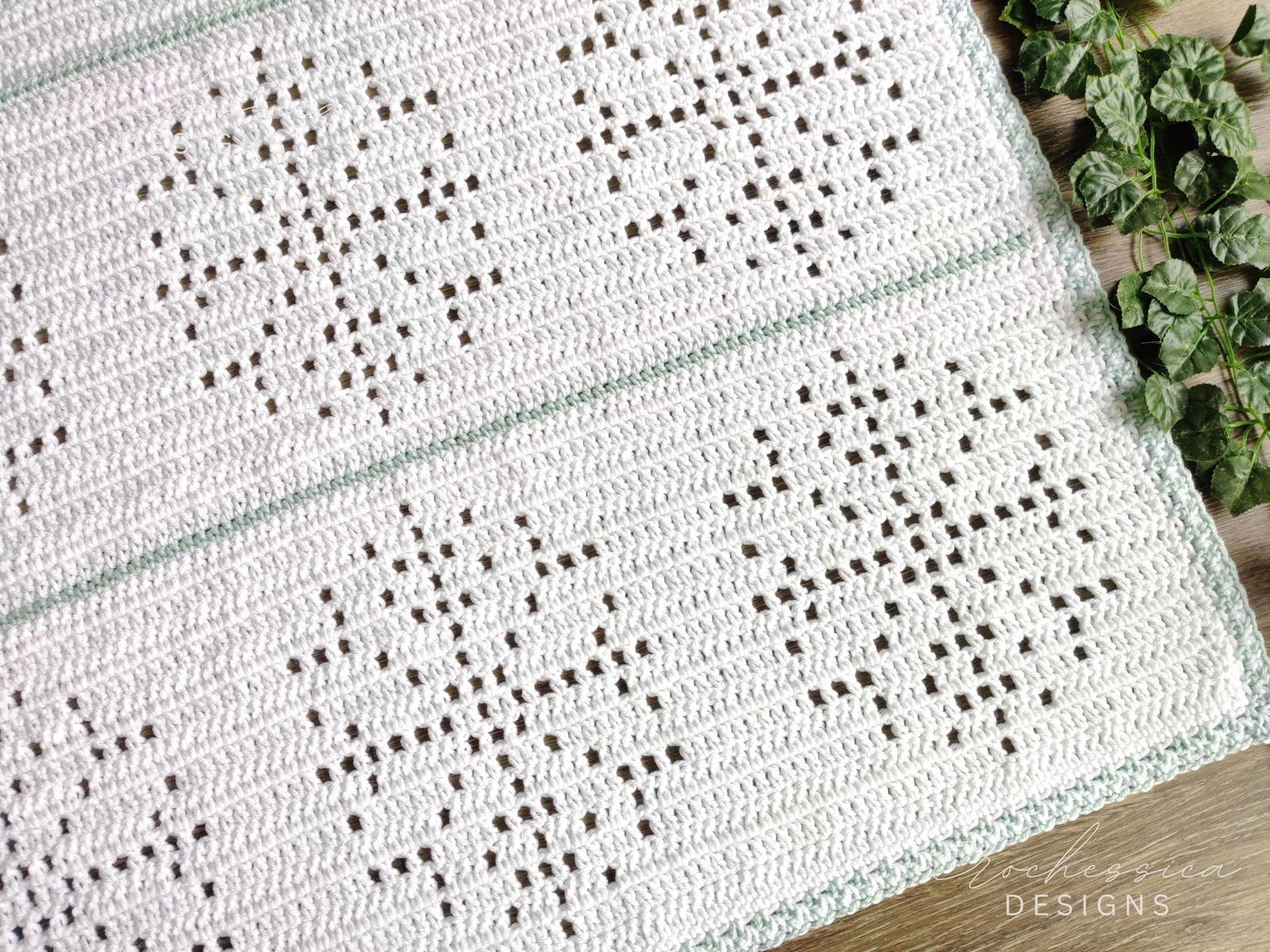 Filet Snowflake Pattern Snowflakes Crochet Blanket Pattern | Winter Filet Design (PDF Pattern ...