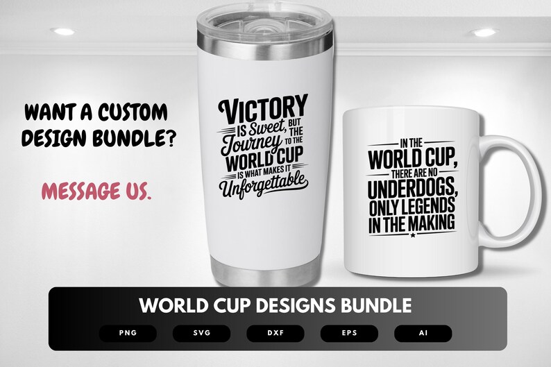 World Cup SVG Bundle | Soccer World Cup Clipart, Global Soccer Designs for Cricut & Sublimation