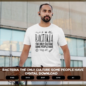 Sarcastic SVG | Sarcastic Shirts Design | Bacteria The Only Culture Some People Have
