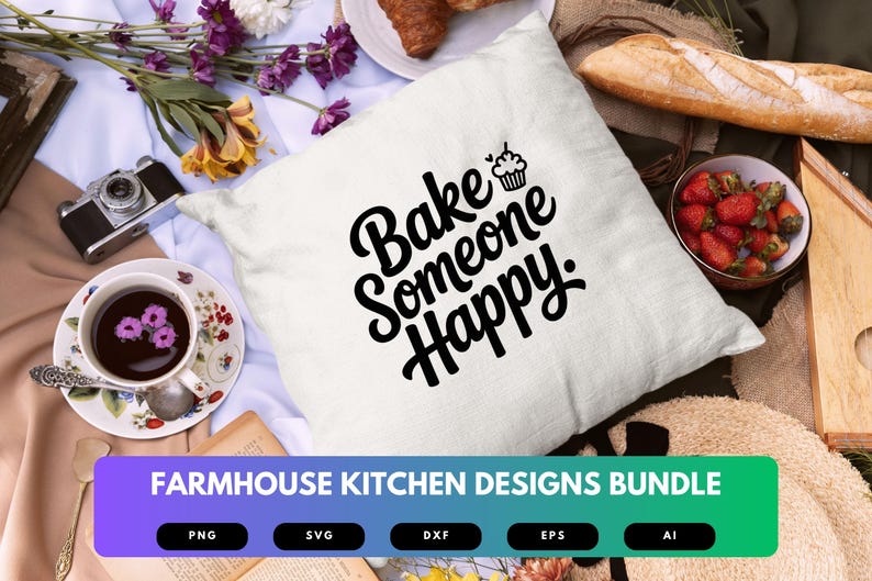 Farmhouse Kitchen SVG Bundle | Rustic Cooking , Home Decor Cut Files ...