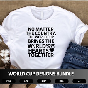 World Cup SVG Bundle | Soccer World Cup Clipart, Global Soccer Designs for Cricut & Sublimation