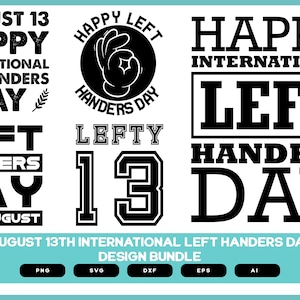 13 augustus Internationale linkshandige dag | Linkshandigendag | 13 augustus | Nationale linkshandigendag | Internationale linkshandigendag