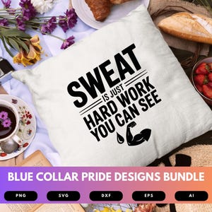 Blue Collar SVG Bundle | Working Class Pride Cut Files for Cricut, Hard ...
