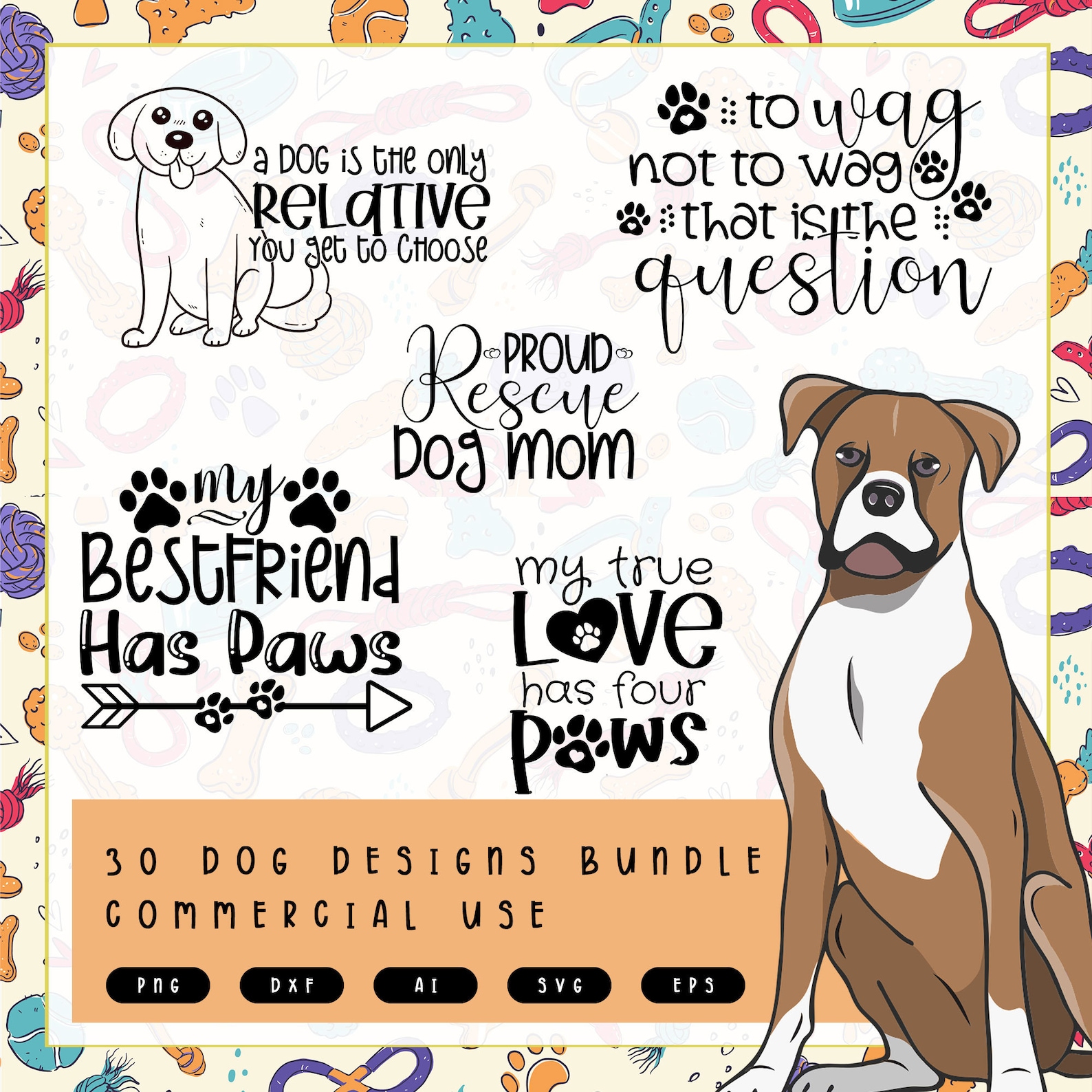 Download Dog Designs SVG Cut File Bundle Deal Cut File for Cricut & | Etsy