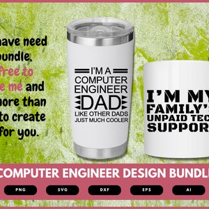 Computer Engineer Design mug and tumblers
