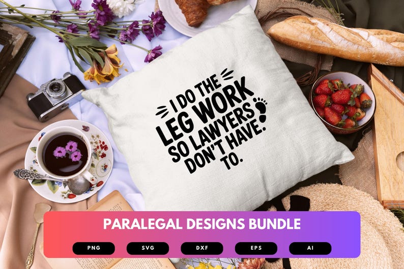 Paralegal SVG Bundle | Legal Assistant Clipart, Law Office Quote Cut Files for Cricut & Sublimation
