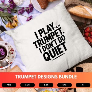 Trumpet SVG Bundle | Musical Instrument Clipart, Marching Band ...