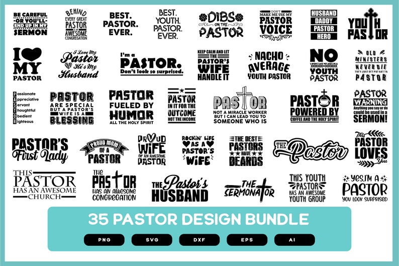 35 Pastors Design Bundle