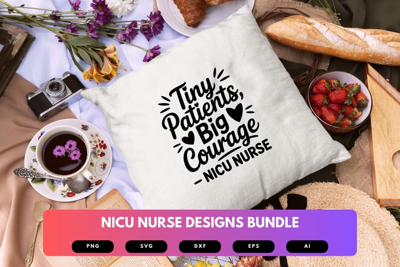 NICU Nurse SVG Bundle | Neonatal Nurse Clipart, Medical Cut Files for ...