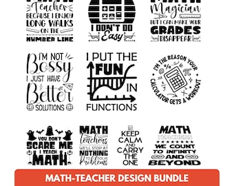 Profesor de matemáticas SVG / Citas de matemáticas SVG / Diseños para profesores / Decoración para profesores de matemáticas / Archivos Cricut para profesores / Matemáticas SVG / Diseños de agradecimiento para profesores