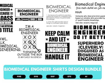Biomedical engineer SVG | Biomedical design files | Engineering cut files | Sublimation biomedical designs | Biomedical PNG