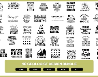 40 Geologist Design Bundle | 40 Geologist Design | Geologist Design | Geologist Shirt | Geologist Shirt EPS | Best Geologist