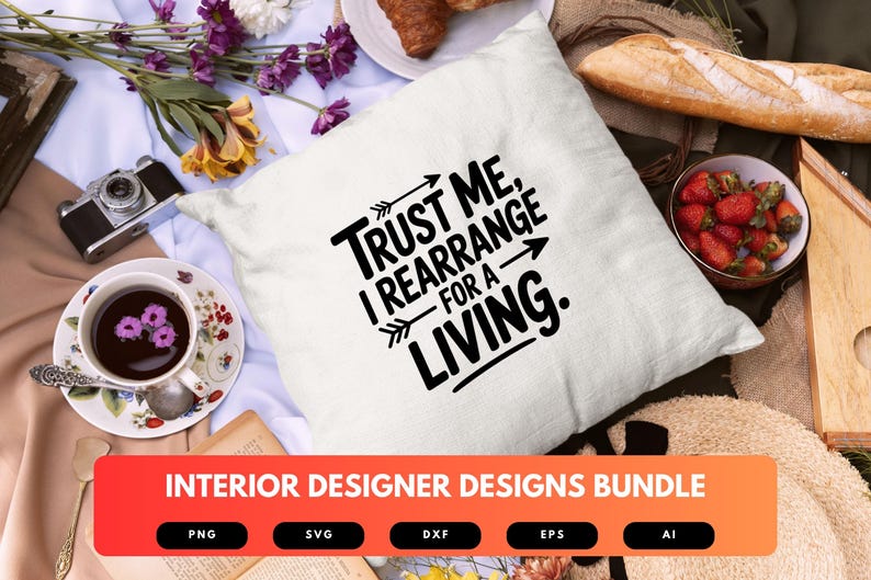 Interior Designer SVG Bundle | Home Decor Quote Clipart, Design Studio ...