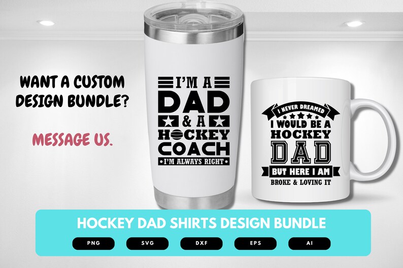 Hockey Dad Design Bundle