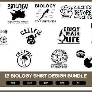 Biology Design Bundle | Biology SVG | Biology PNG | Biology Shirt Design | Biology Design POD