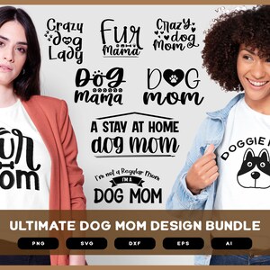 Dog Mom SVG | Fur Mom SVG | Stay at home Dog Mom | Crazy Dog Mom SVG | Dog Mama | Fur Mama | Not A Regular Mom Im A Dog Mom svg