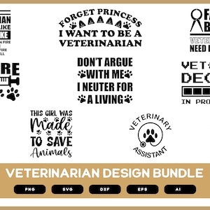 Veterinarian Design Bundle | Veterinarian Profesinal | Vet Design | Veterinarian Gifts | Veterinarian Shirt Design | Veterinarian Mug Design