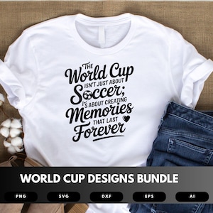 World Cup SVG Bundle | Soccer World Cup Clipart, Global Soccer Designs for Cricut & Sublimation