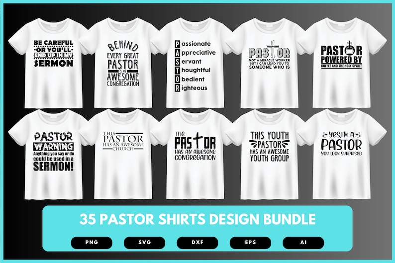 35 Pastors Design saying