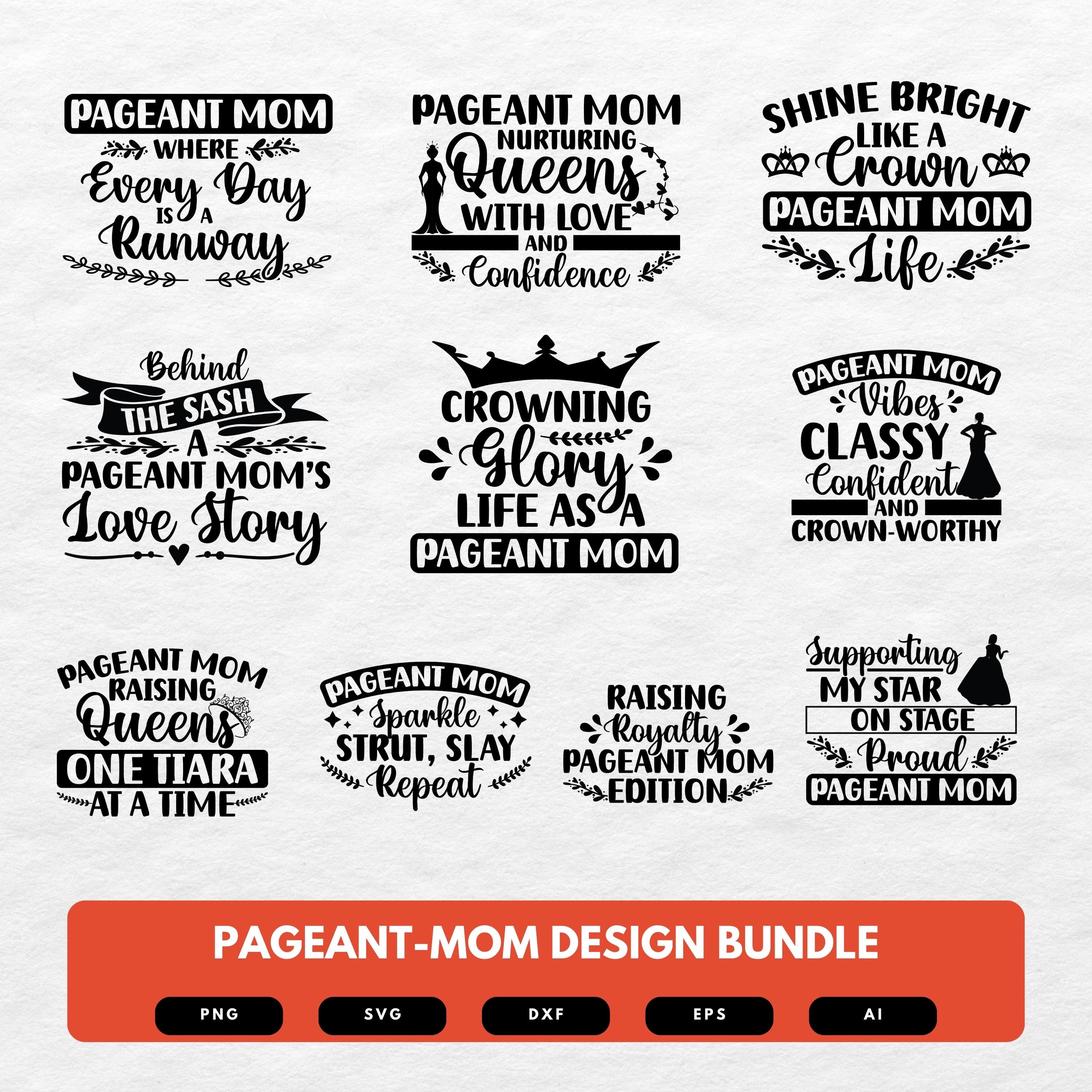Pageant Sign Svg Pageant Mom SVG | Pageant Designs | Crown SVG | Cricut Pageant Mom ...