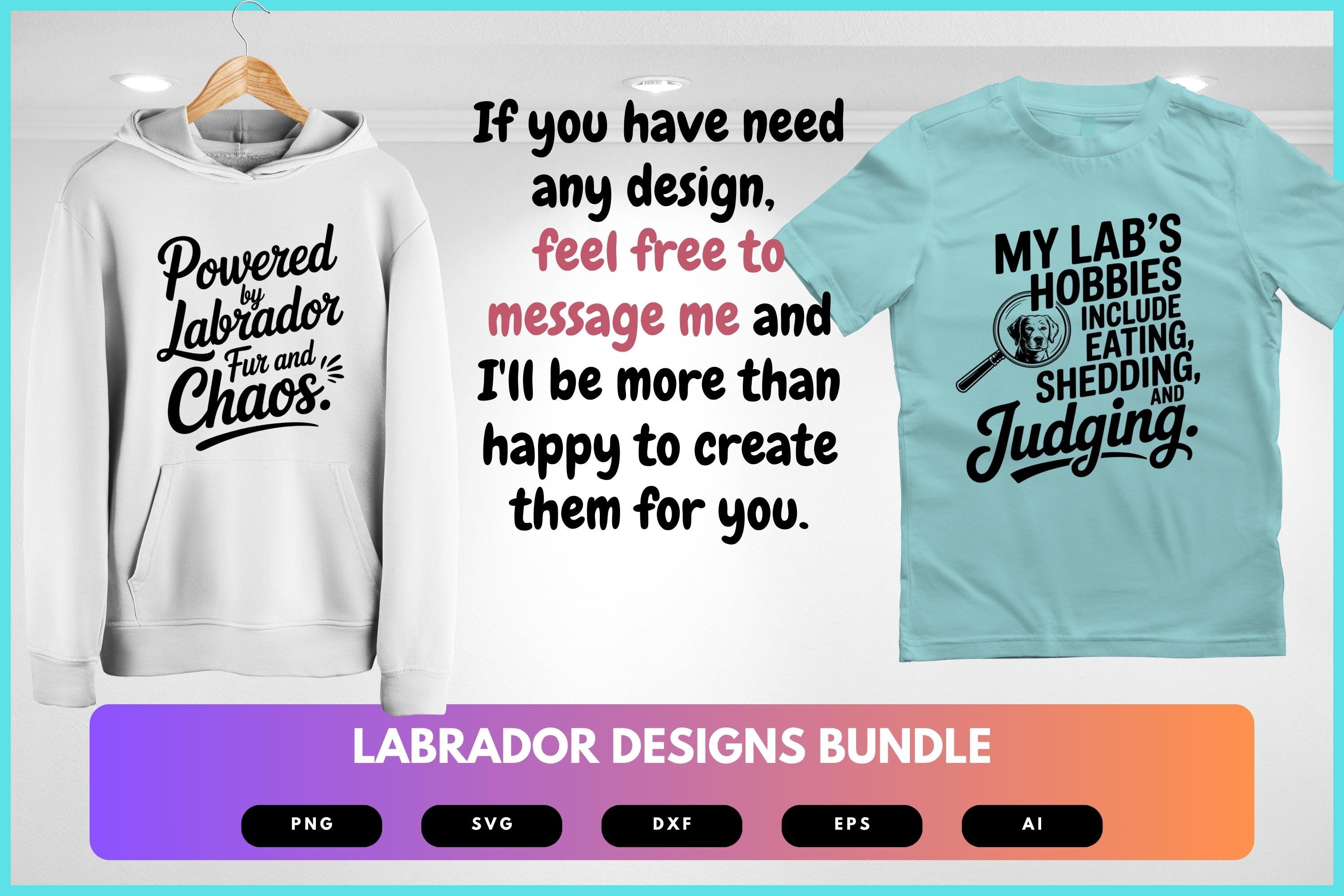 Labrador SVG Bundle | Funny Dog Shirt Designs, Labrador Retriever ...