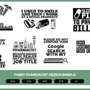 Pharmacist Design Bundle | Pharmacist SVG | Pharmacist Shirt Design | Pharmacist Bundle