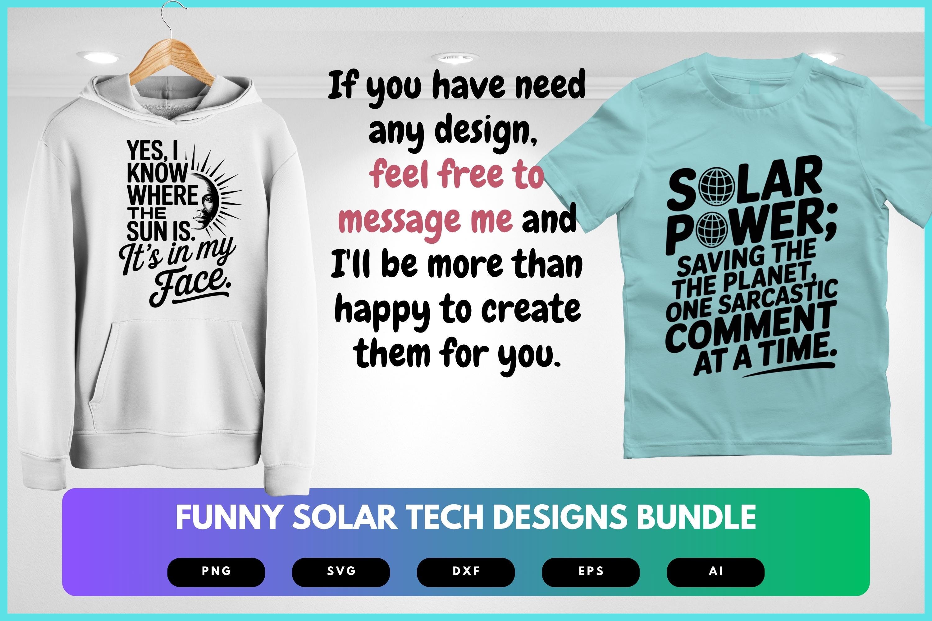 Solar Humor Signs Funny Solar Tech SVG Bundle | Renewable Energy Humor Clipart, Solar ...
