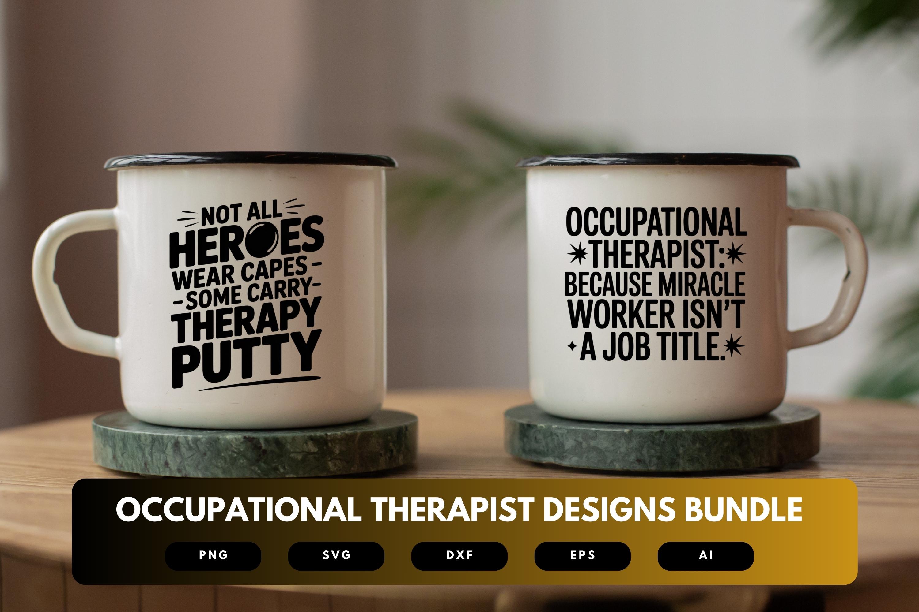 Occupational Therapist SVG Bundle | OT Quotes, Rehab Clinic Clipart and ...