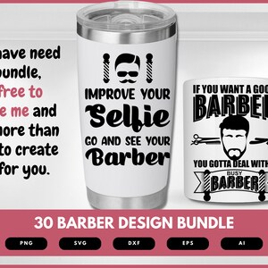 Barber Design Bundle | Barber Design | Barber Shirts | Barber SVG ...