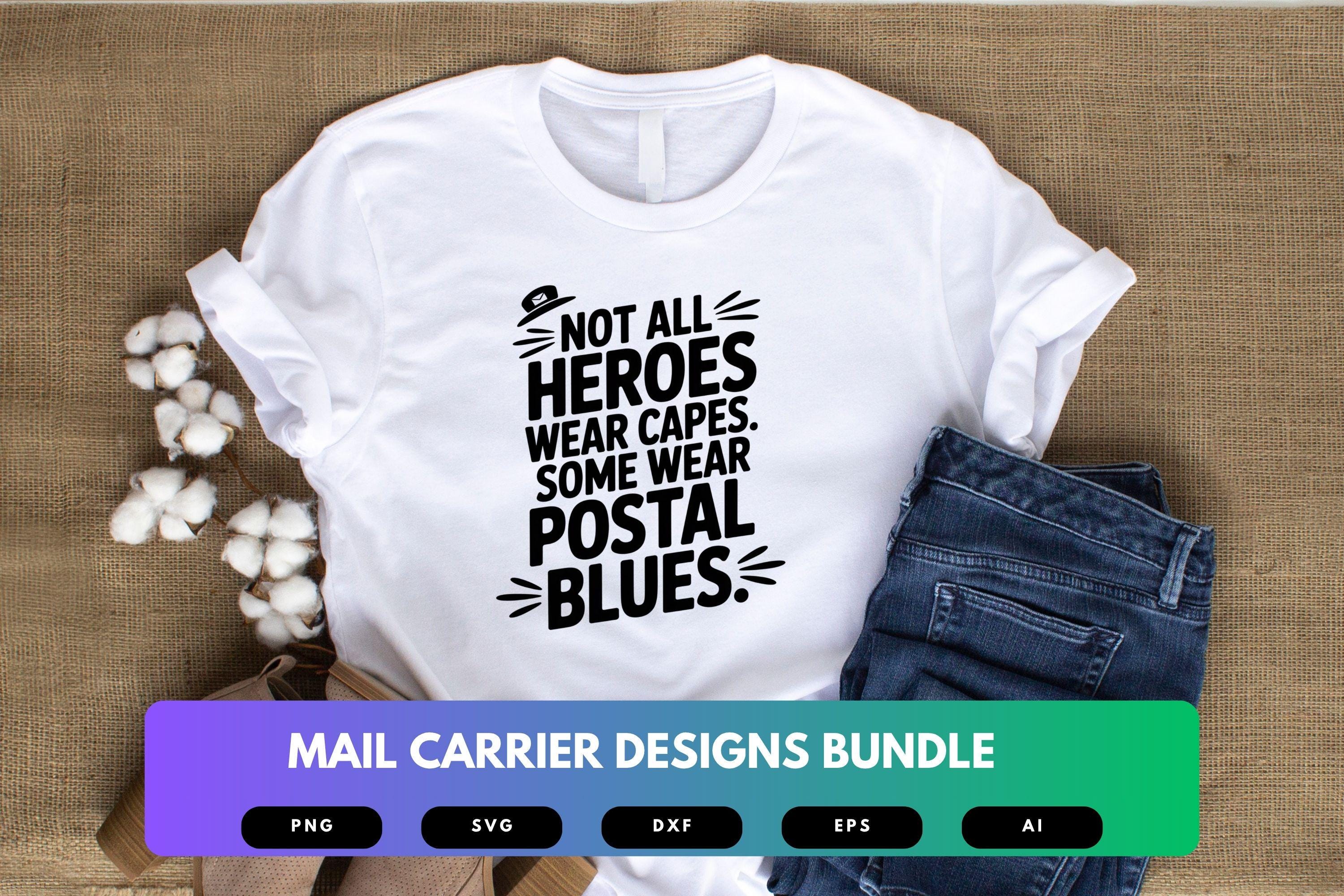 Mail Carrier SVG Bundle | Postal Worker Clipart, Funny Post Office Cut ...