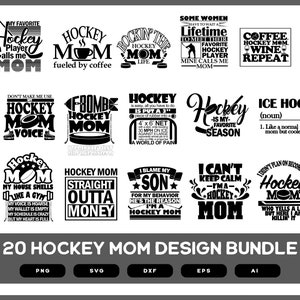 Hockey Mom Design Bundle | Hockey Mom | Hockey Mom SVG | Hockey Mom PNG  | Hockey Mom Shirt | Hockey Mom Decal