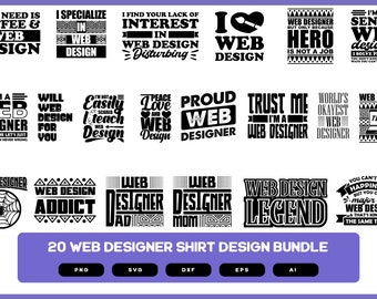 Web Designer Design Bundle | Web Designer SVG | Web Designer PNG | Web Designer Mug Design | Web Designer Shirt | Web Developer