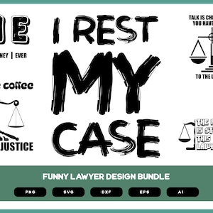 Funny Lawyer Design Bundle | Funny Lawyer SVG | Funny Lawyer Shirt | Funny Lawyer Mug