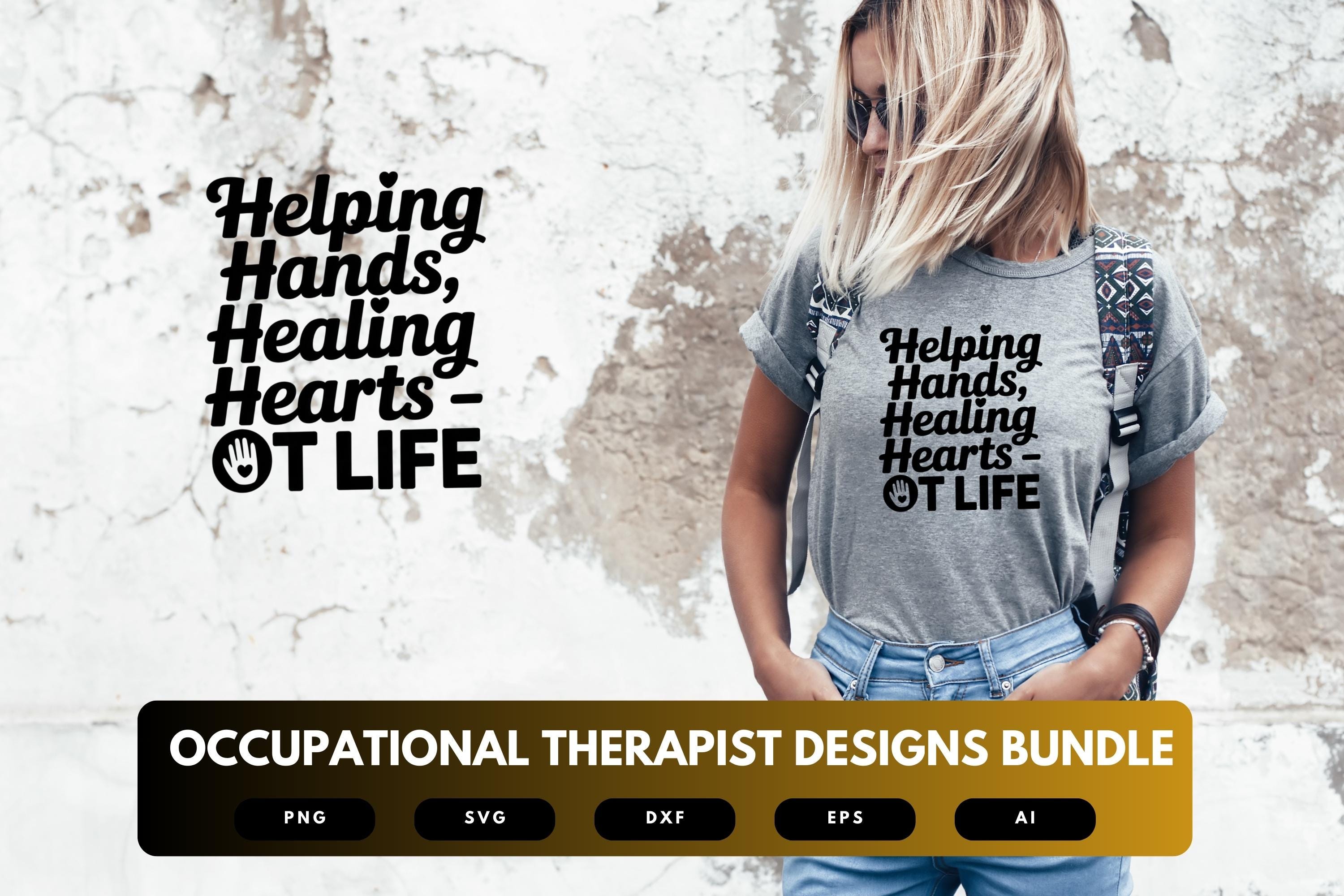 Occupational Therapist SVG Bundle | OT Quotes, Rehab Clinic Clipart and ...