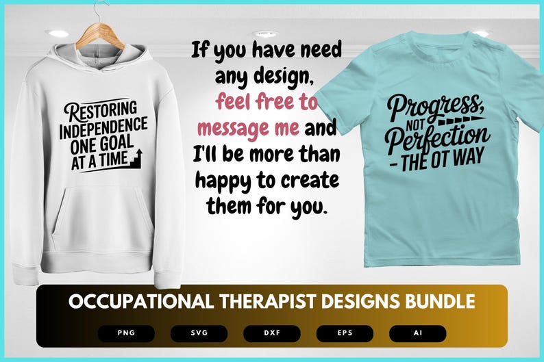 Occupational Therapist SVG Bundle | OT Quotes, Rehab Clinic Clipart and ...