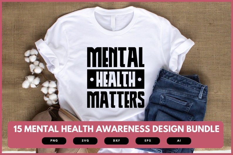 Mental Health Awareness Design Bundle | Mental Health Design | Mental ...