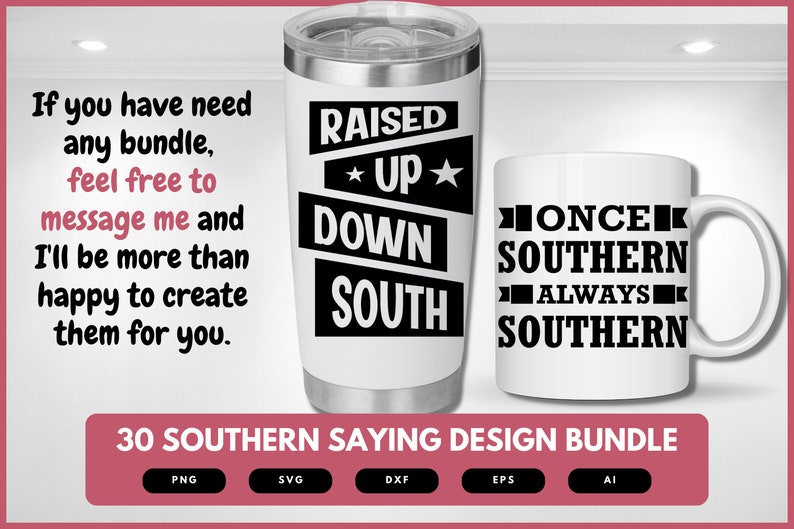Southern Design for mug and tumbler