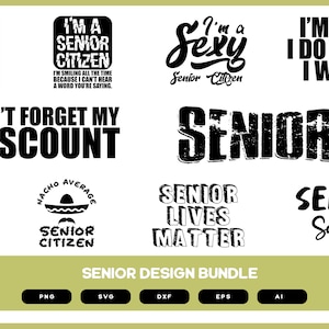 Senior Design Bundle | Senior Shirt | Funny Senior Shirt  | Senior Quotes | Funny  Senior Design | Senior Shirt SVG | Senior SVG
