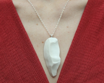 Porcelain Stone Age Necklace (Flake)