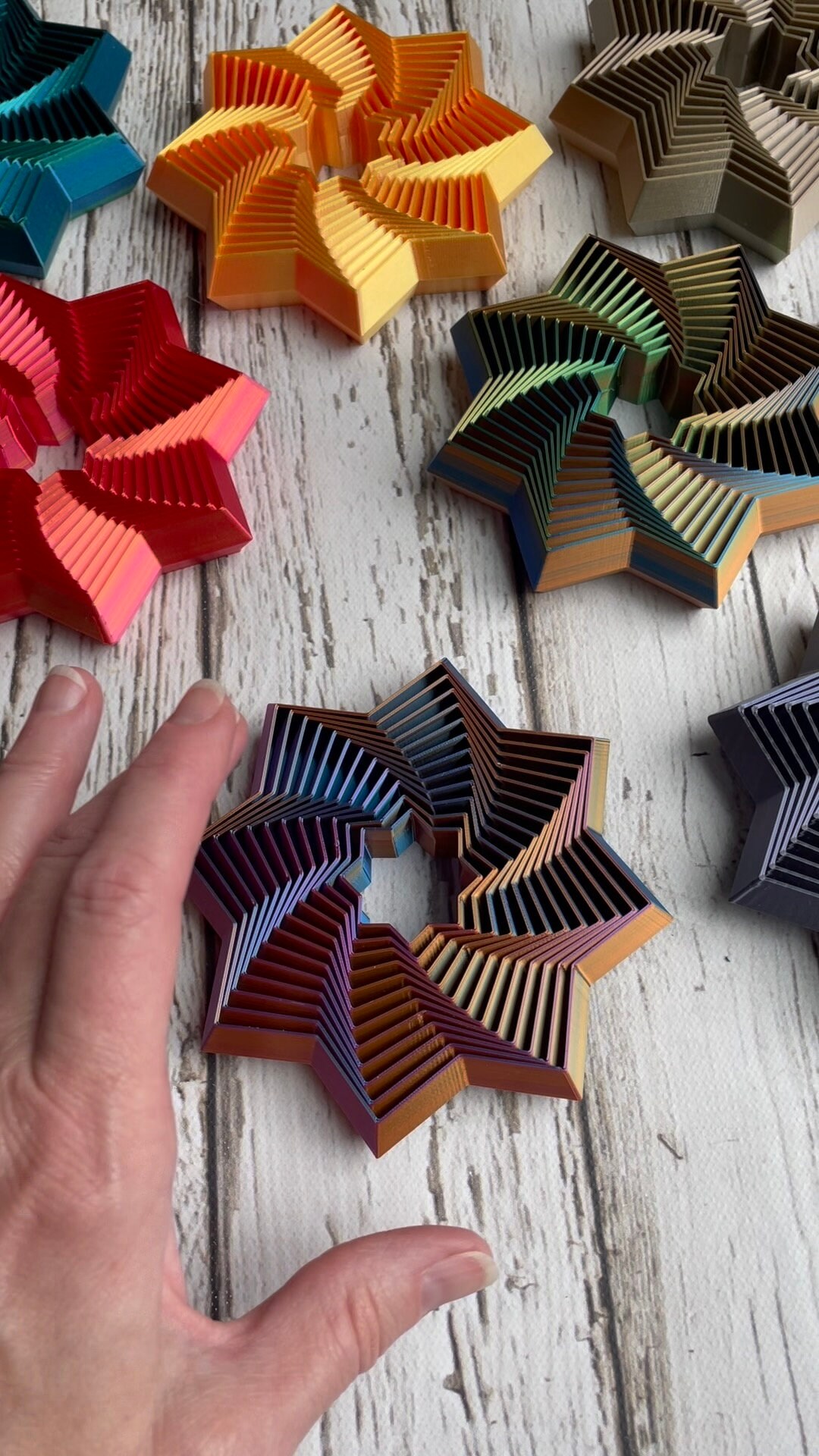 Fractal Fidget Star - Etsy