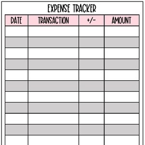 DIGITAL Expense Trackers