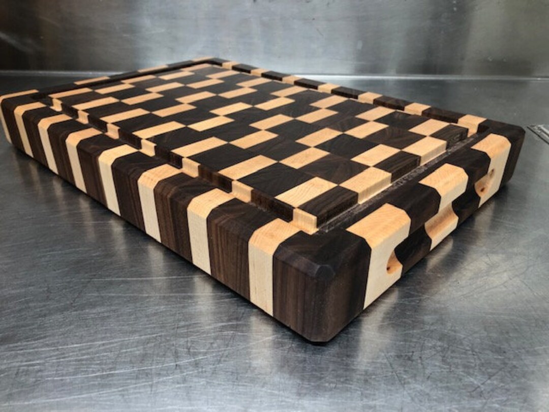 8cm Thick End Grain Chopping Board - Customisable