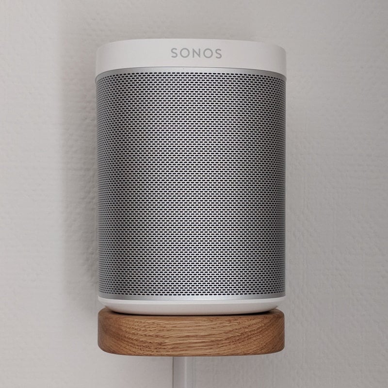 Sonoshelf Wall Mount for Sonos ONE and PLAY:1 Made of Solid Sonoshelf Wall Mount for Sonos ONE and PLAY:1 Made of Solid