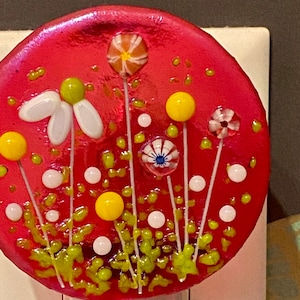 Ruby Red Floral Nightlight