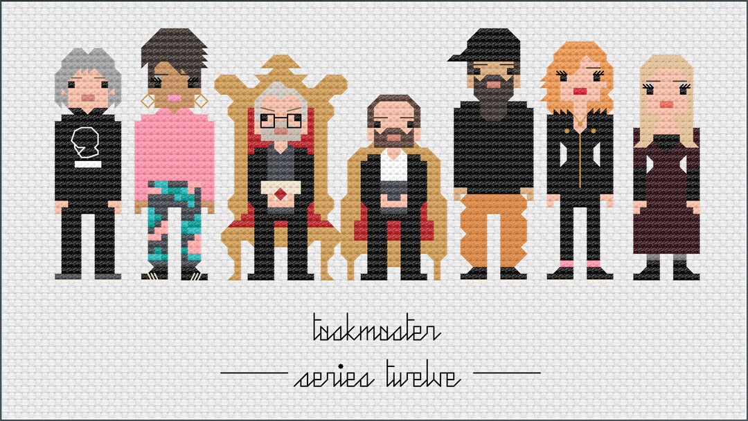 Task Master Uk Pattern Parody Taskmaster Series 12 PDF Cross Stitch Pattern - Etsy UK