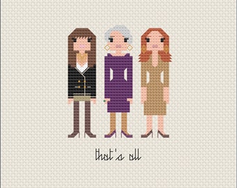 Parody The Devil Wears Prada PDF Cross Stitch Pattern