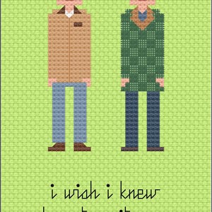 Parody Brokeback Mountain PDF Cross Stitch Pattern