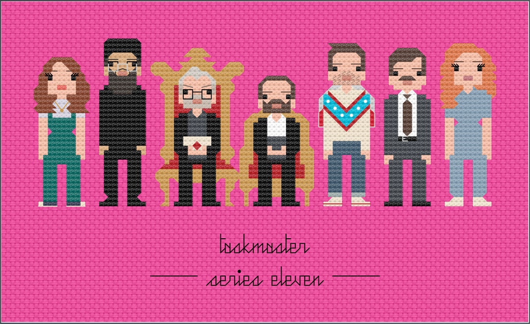 Task Master Uk Pattern Parody Taskmaster Series 11 PDF Cross Stitch Pattern - Etsy