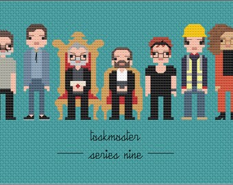Parody Taskmaster Series 9 PDF Cross Stitch Pattern