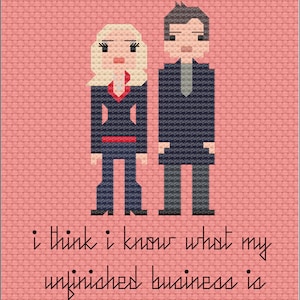 Parody Just Like Heaven PDF Cross Stitch Pattern